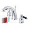 Kingston Brass KB8981DKL 8" Widespread Bathroom Faucet, Polished Chrome KB8981DKL - alternate 1